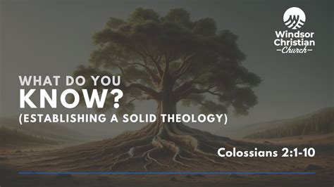 Establishing a Solid Framework: Exploring Theology and Doctrine