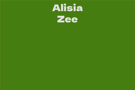 Examining Alisia Zee's Financial Success and Monetary Value