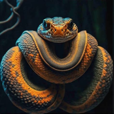 Examining the Significance of the Color Orange in Snake Dreams