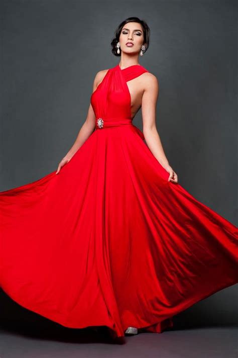 Explore Different Ways to Style a Striking Scarlet Dress