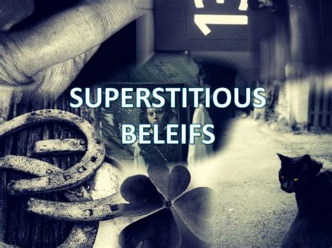 Exploring Cultural and Superstitious Beliefs