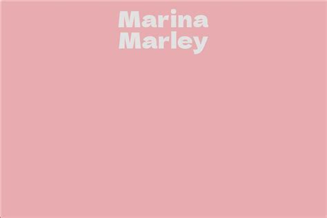 Exploring Marina Marley's Musical Journey and Artistic Evolution