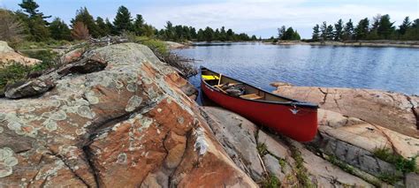 Exploring Nature's Beauty from a Canoe