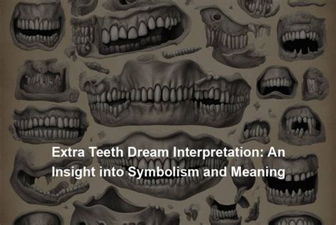 Exploring Symbolic Meanings of Teeth in Dream Analysis