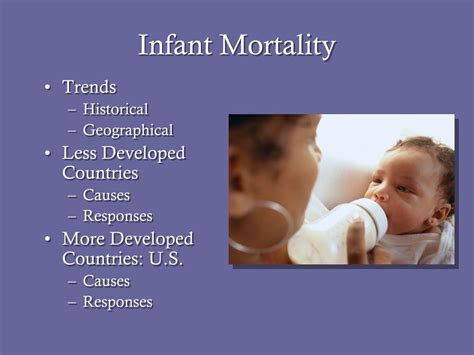 Exploring the Causes and Prevention of Infant Mortality