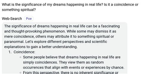 Exploring the Connection between Dreams and Real-Life Events: Coincidence or Something More?