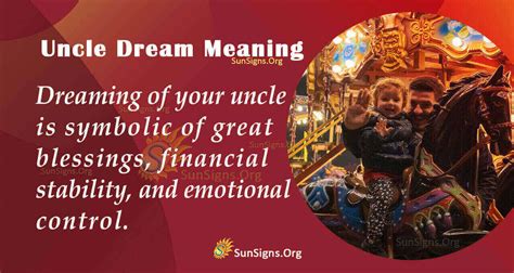 Exploring the Emotional and Symbolic Significance of Dreaming About Your Uncle