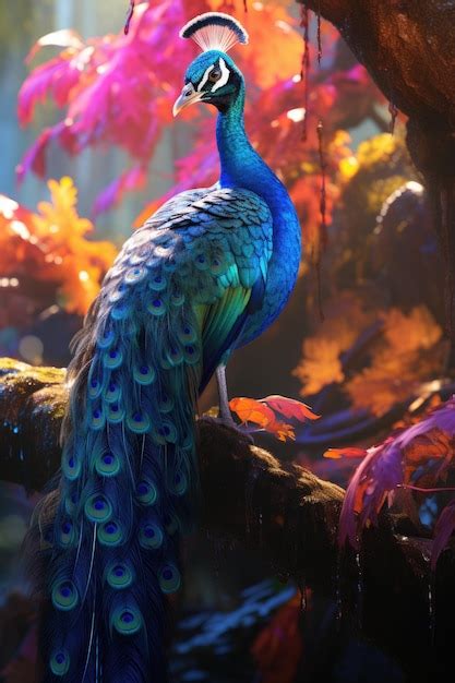 Exploring the Enchanting Dance of a Majestic Peacock: A Symbol of Grace and Elegance