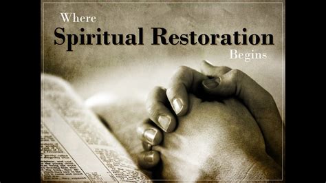 Exploring the Essence of Spiritual Restoration