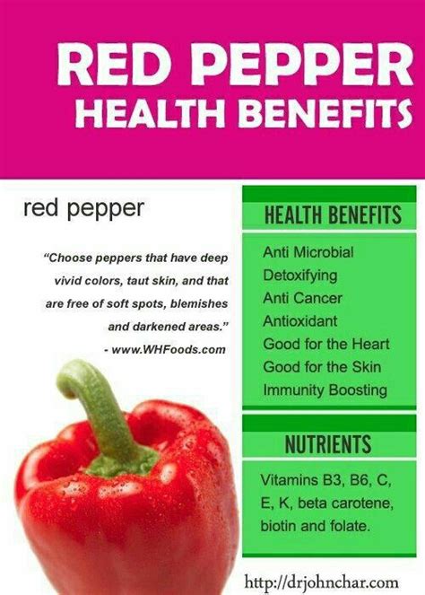 Exploring the Health Benefits of Red Pepper: From Enhancing Metabolism to Preventing Cancer