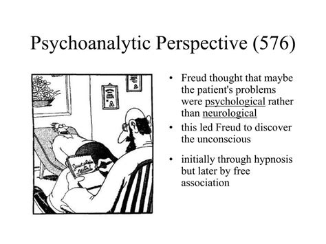 Exploring the Psychoanalytic Perspective