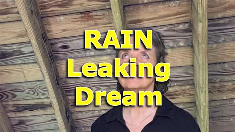 Exploring the Psychological Meanings of Dreams Related to Rain Leakage