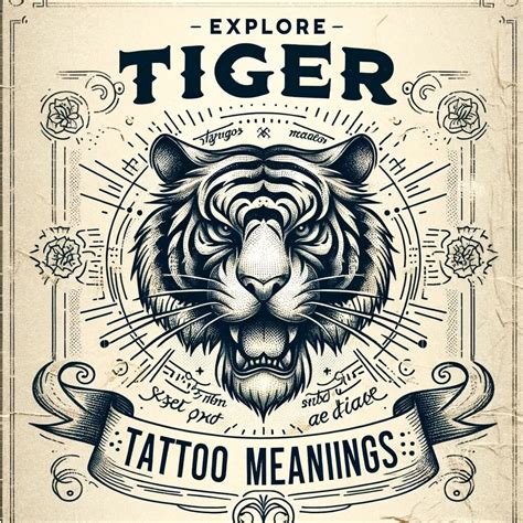 Exploring the Significance of an Enigmatic Tiger Tattoo: Unraveling Its Connotations