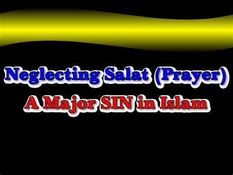 Exploring the Sin and Disconnect Resulting from Neglecting Salah