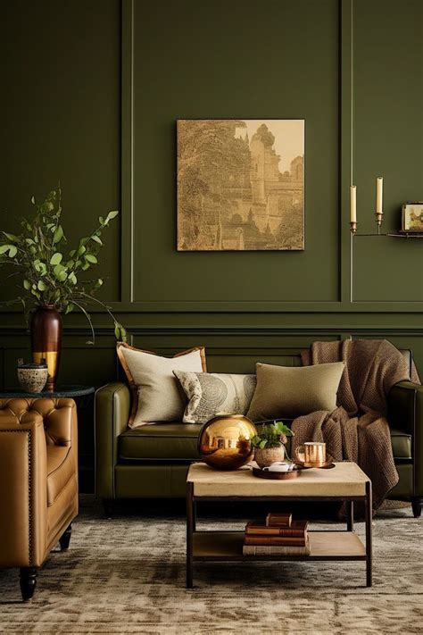 Exploring the Soothing Influence of Olive Green in Interior Design