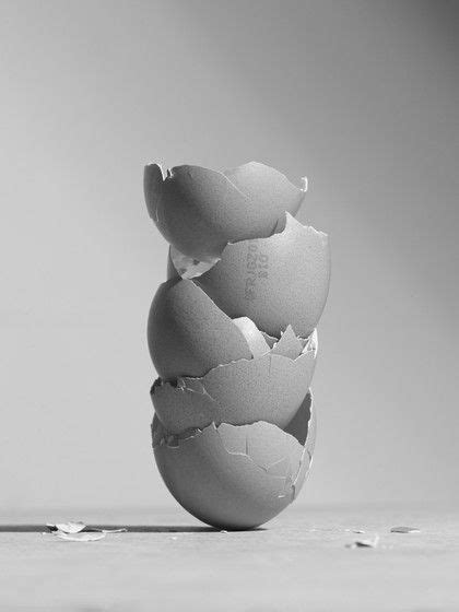 Exploring the Symbolic Depths of Envisioning Fragmented Uncooked Eggshells