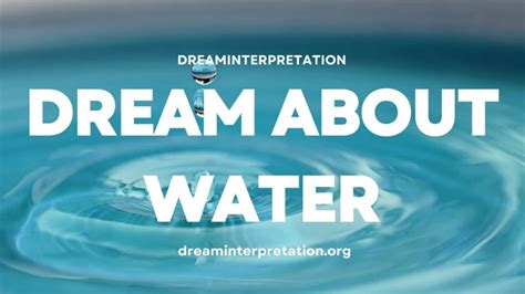 Exploring the Symbolic Interpretations of Dreams Involving Tap Water