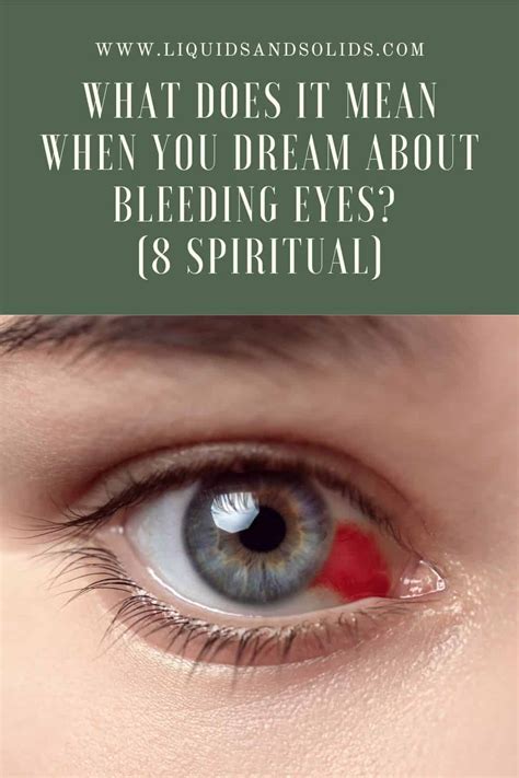 Exploring the Symbolic Meanings of Dreaming about Witnessing One's Own Bleeding