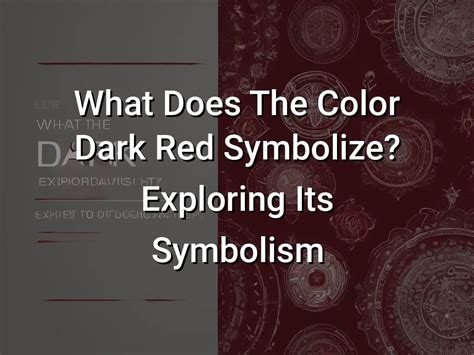 Exploring the Symbolism: What Crimson Tresses Symbolize in Reveries