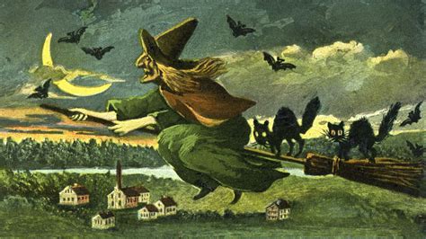 Exploring the Symbolism Behind a Broomstick-Riding Enchantress