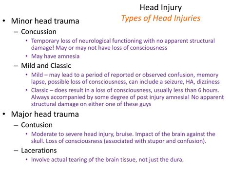 Exploring the Various Types of Head Injuries in Dreams