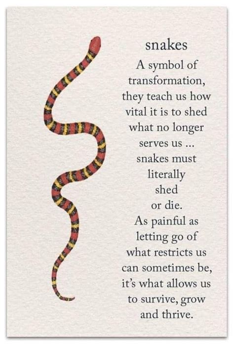 Fear and Transformation: The Serpent as a Metaphor for Change