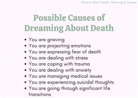 Fear of Loss: Unraveling the Psychological Significance of Dreams Portraying the Death of One's Spouse