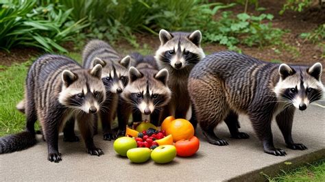 Feeding and Nutrition: Essential Components for a Raccoon's Well-balanced Diet