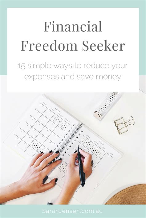 Financial Freedom and Reduced Expenses