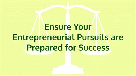 Financial Success and Entrepreneurial Pursuits