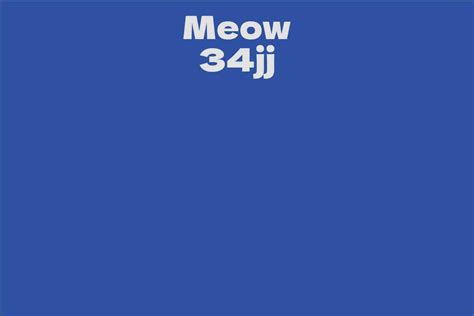 Financial Success of Meow 34jj in the Industry