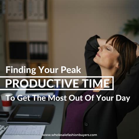 Finding Your Productivity Peak