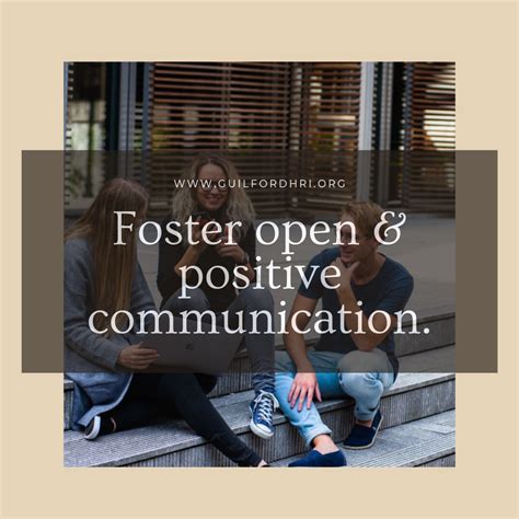 Fostering Open Communication and Acceptance