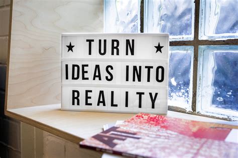 From Imagination to Reality: Transforming Ideas into Action