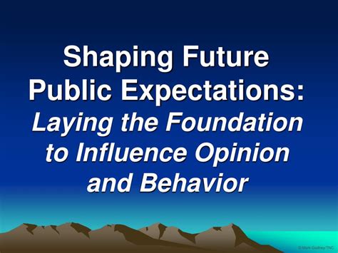 Future Projects and Public Expectations