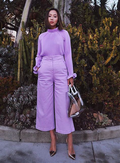 Get Inspired by Fashion Icons: Mastering the Art of Styling Your Lavender Top with Confidence