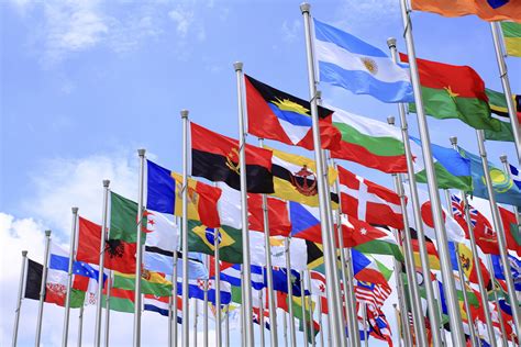 Global Impact: Flags in International Relations