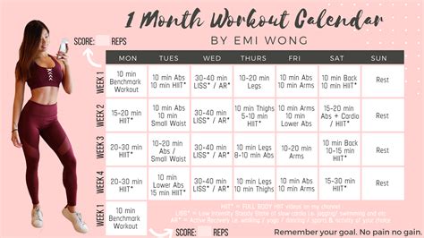 Highlighting the Fitness Routine and Body Measurements