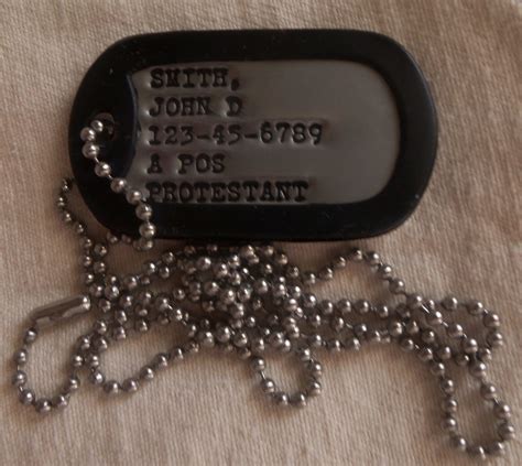 How Military Identification Tags Evolved into a Representation of Individual Identity