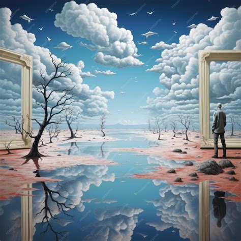 Illusion versus Reality: Unraveling the Dual Nature of Reflections in Dreamscapes