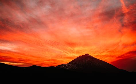 Indulging in the Magnificence of Volcanic Sunrises and Sunsets