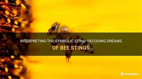 Insights into the Experience of Bee Sting in Dreams