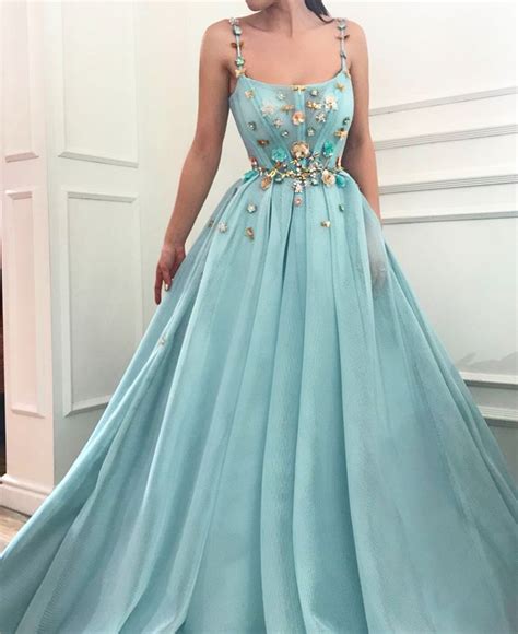 Inspiration for a Enchanting Azure Gown