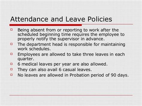 Institutional Response: Policies and Resources for the Absent