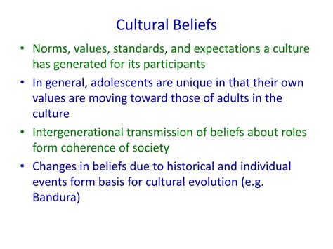 Interpretations Based on Cultural Beliefs