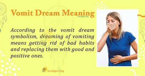 Interpreting Vomit Dreams in Various Cultural Contexts