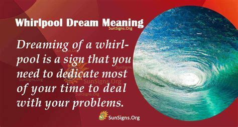 Interpreting Whirlpool Dreams: Signs of Transformation and Change