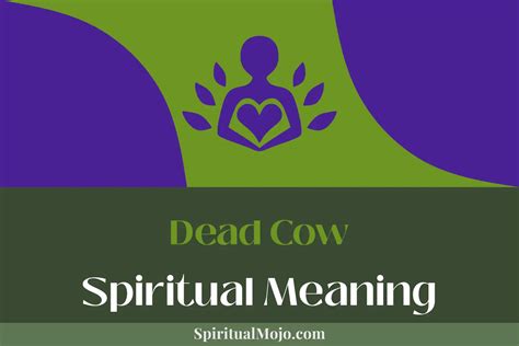 Interpreting the Symbolic Meanings of Deceased Cows in Dream Psychology