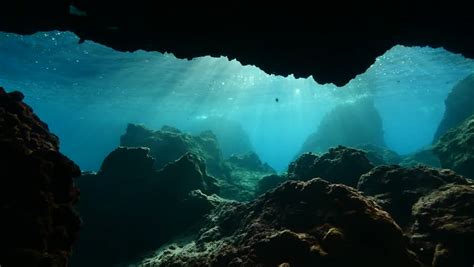 Journey through Enchanted Underwater Caves and Tunnels