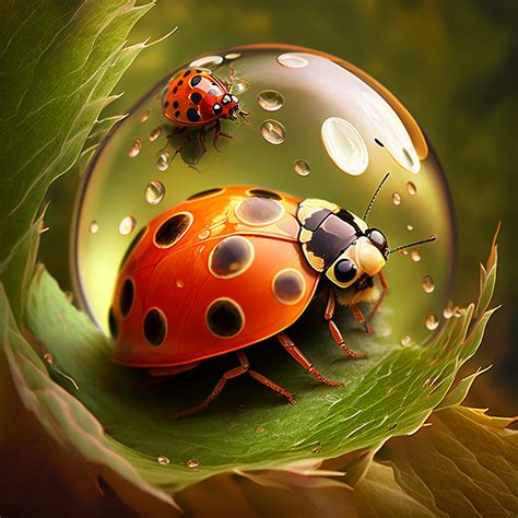 Ladybug Dreams: A Reflection of Luck and Good Fortune